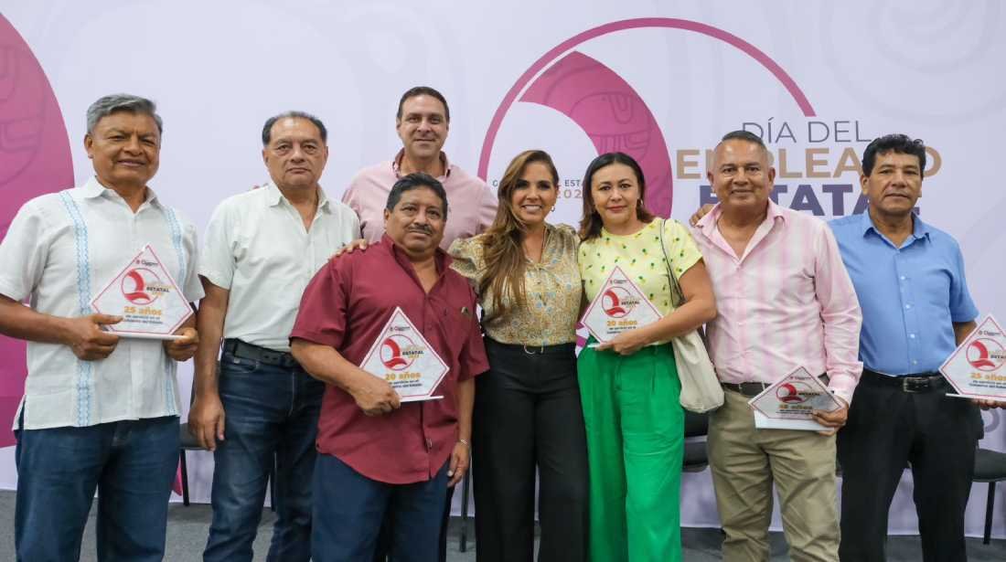 Mara Lezama honra a los dedicados servidores públicos en su aniversario laboral