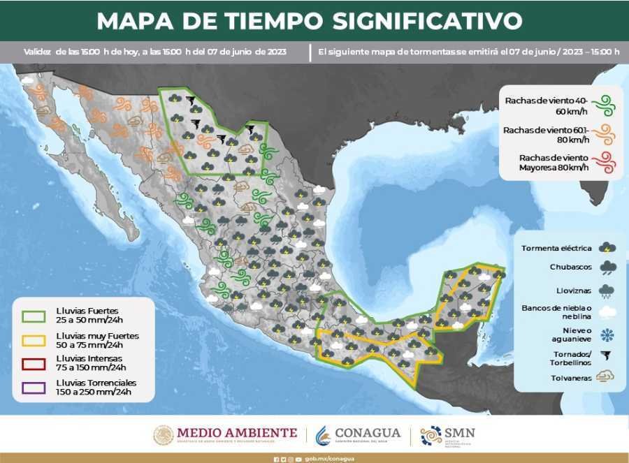 Pronostican lluvias en el estado de Quintana Roo 1 Pronostican lluvias en el estado de Quintana Roo 1