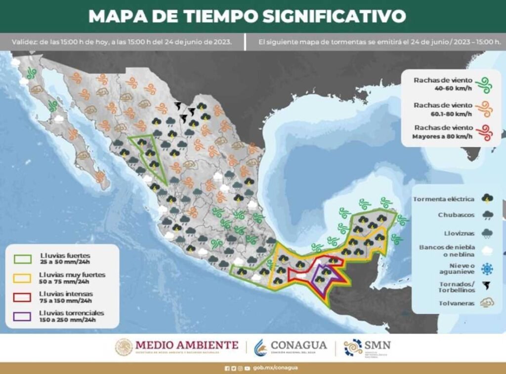 Pronostican precipitaciones intensas en Quintana Roo 1 Pronostican precipitaciones intensas en Quintana Roo 1