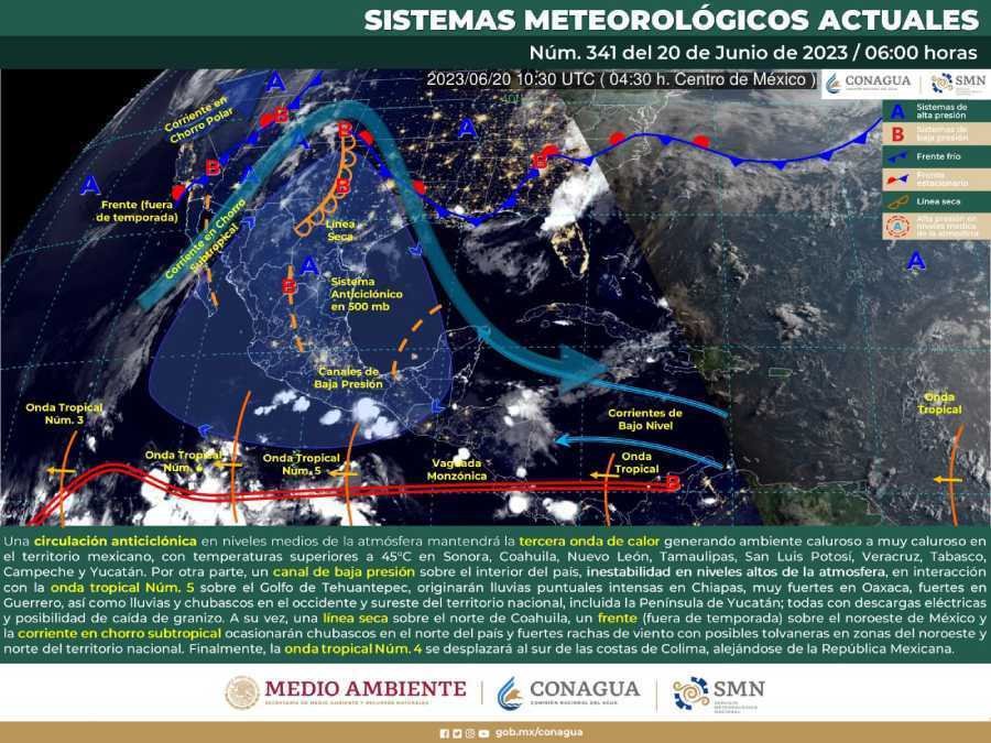 Quintana Roo se ve excluido de la ola de calor 1 Quintana Roo se ve excluido de la ola de calor 1