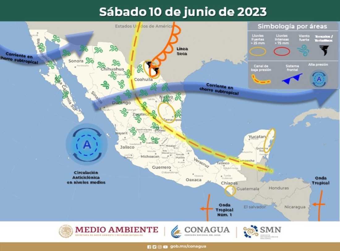 Se pronostican lluvias focalizadas en Quintana Roo