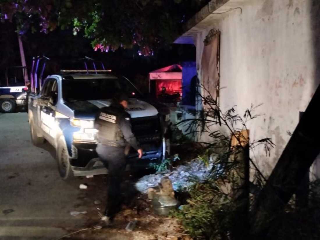 Accidente en Cancún Durante Persecución de Delincuentes en Patrulla Policial