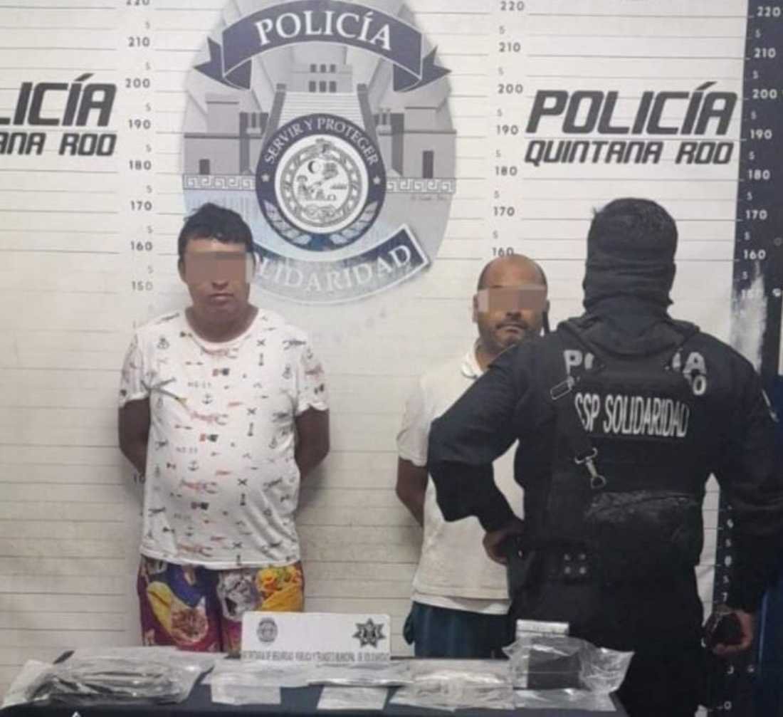 Capturados en Playa del Carmen por Tráfico de Drogas