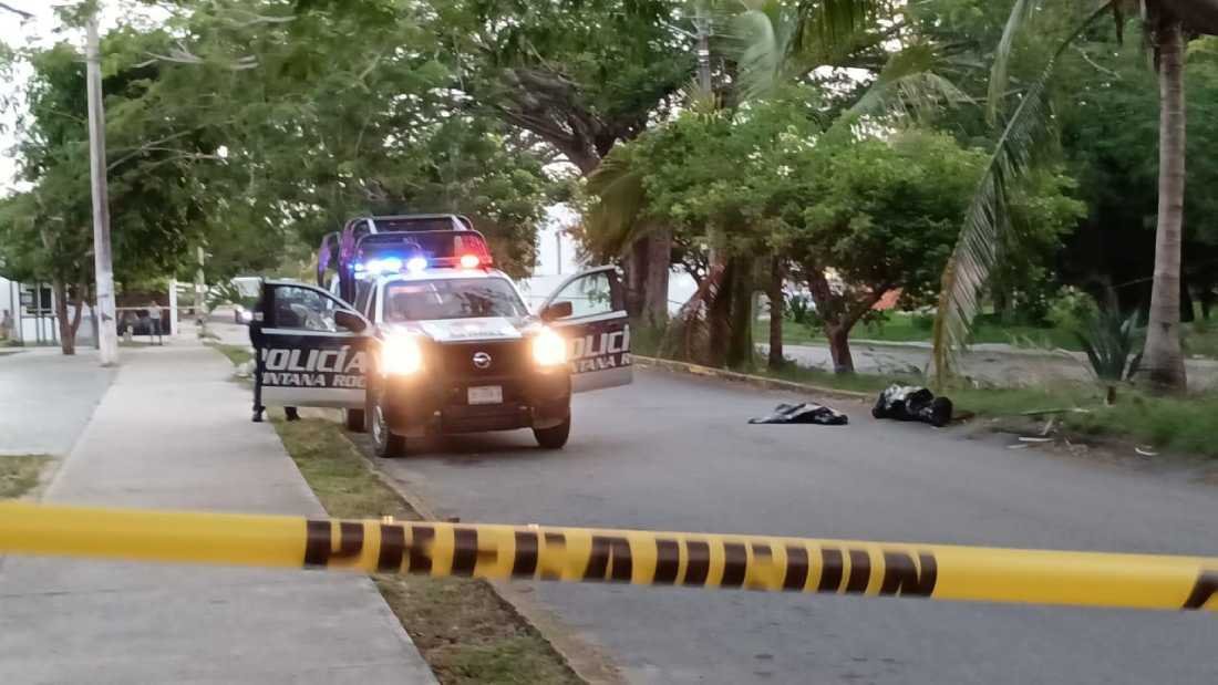 Descubren un cuerpo ensacado en el fraccionamiento Barrio Maya de Cancún
