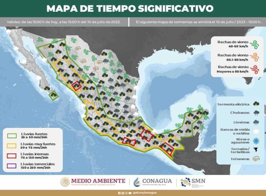 En Quintana Roo se esperan lluvias y condiciones húmedas 1 En Quintana Roo se esperan lluvias y condiciones humedas 1