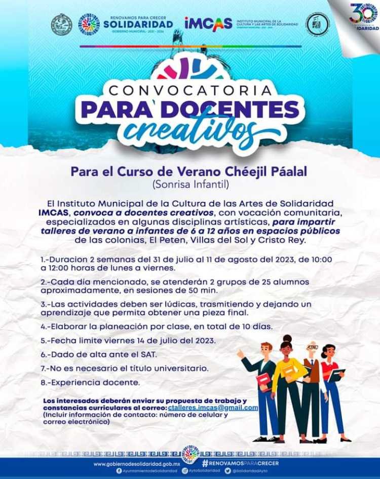 Gobierno lanza convocatoria para profesores innovadores en el curso de verano Cheejil Paalal 2