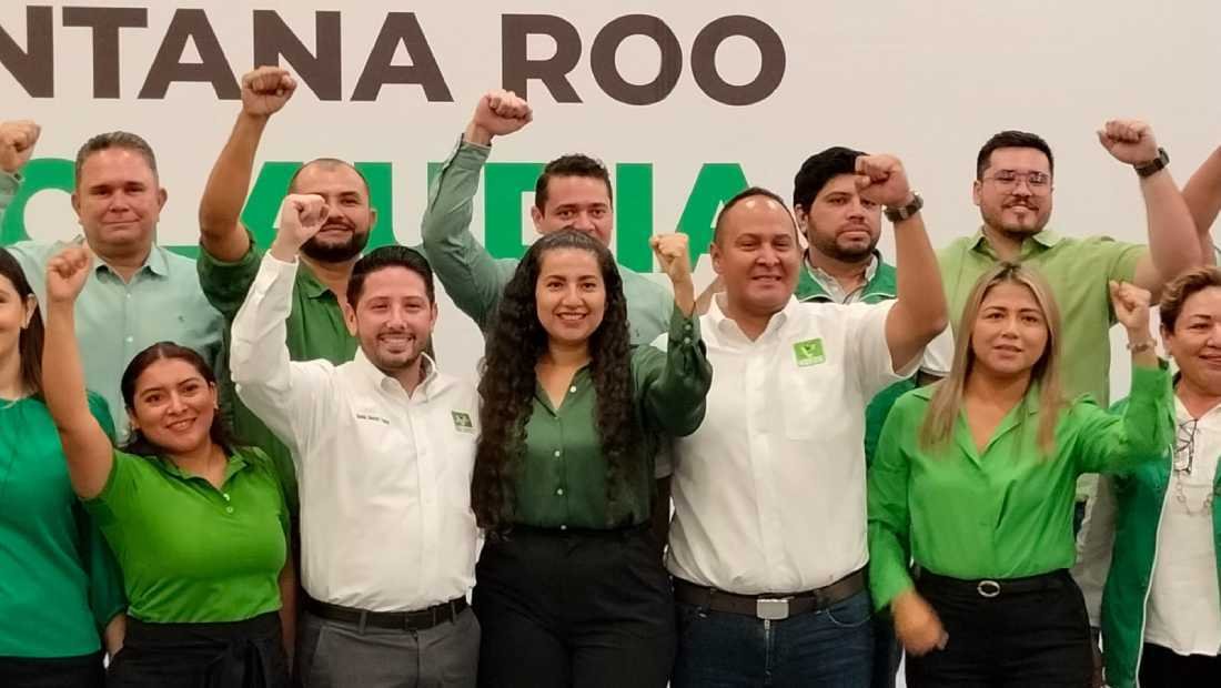 PVEM Quintana Roo respalda a Claudia Sheinbaum y relega a Manuel Velazco