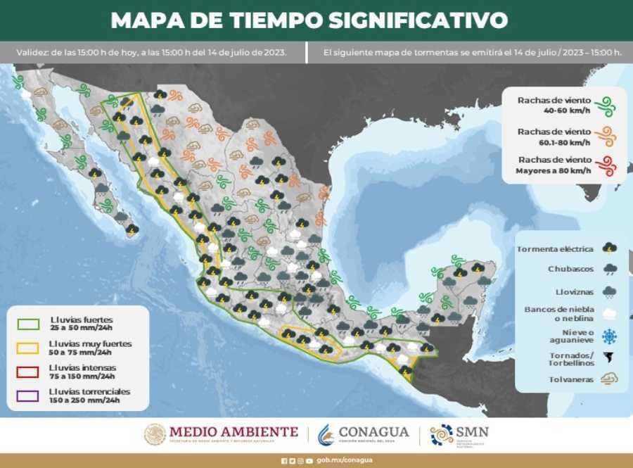 Posibilidad de precipitaciones dispersas en Quintana Roo 1 Posibilidad de precipitaciones dispersas en Quintana Roo 1