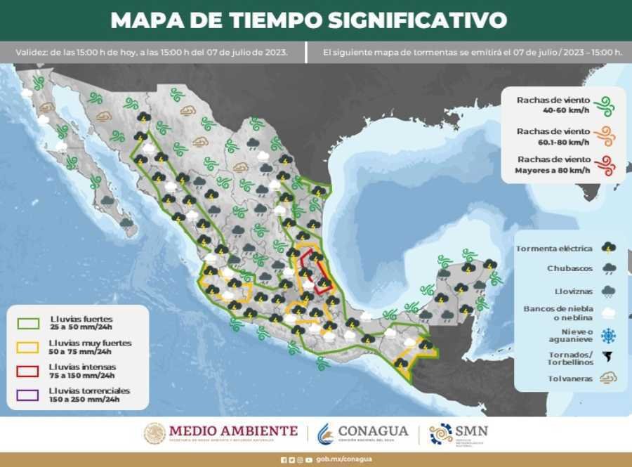 Pronóstico climático en Quintana Roo: Lluvias intensas y clima cálido 1 Pronostico climatico en Quintana Roo Lluvias intensas y clima calido 1