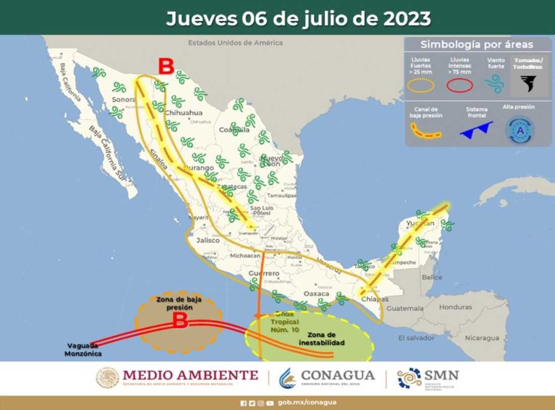 Pronóstico de precipitaciones intermitentes en Quintana Roo
