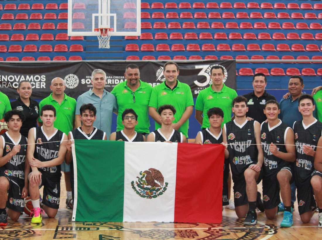 Selección Mexicana Sub-17 de Básquetbol realiza intensa preparación en Playa del Carmen