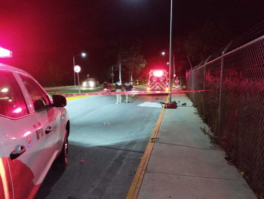 ▷Trágico accidente en Tulum: Motociclista pierde la vida tras colisión fatal