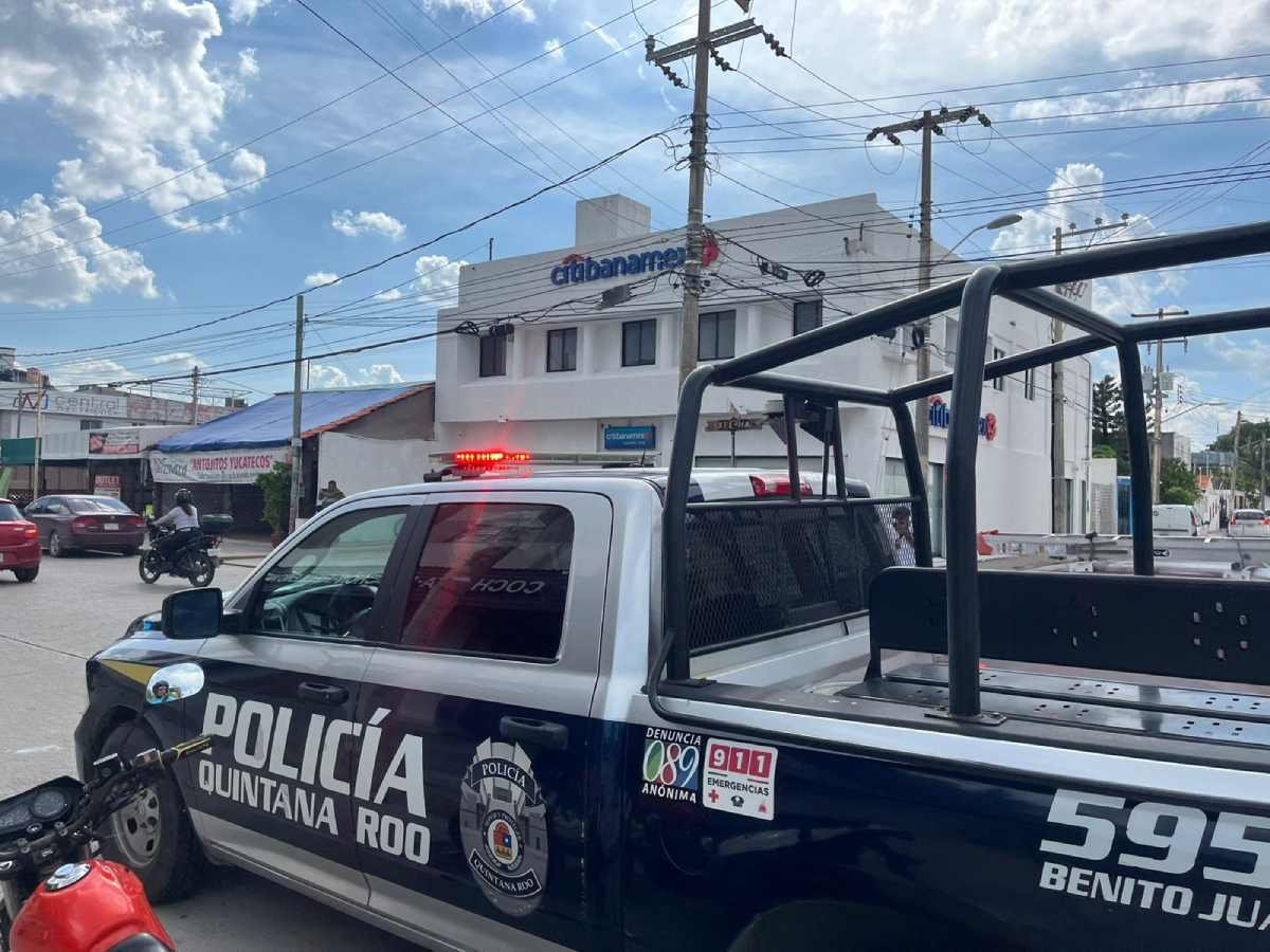 Ataque a Cliente Bancario a la Salida de Sucursal Citibanamex en Cancún