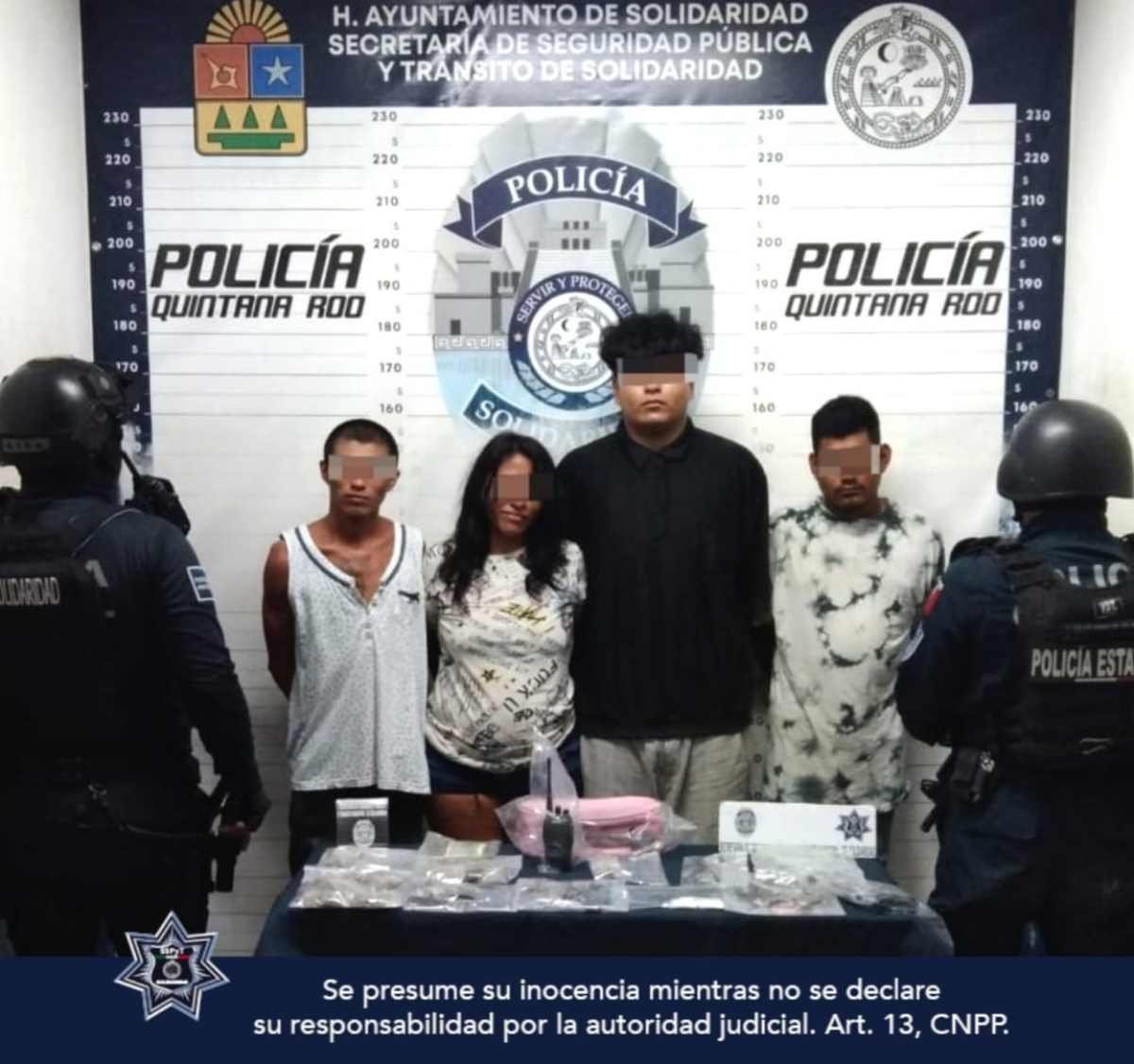 Desmantelada Banda de Narcotraficantes en Playa del Carmen