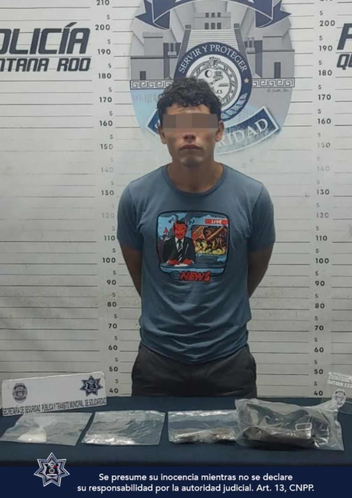 Exitoso Operativo Policial en Playa del Carmen: Decomiso de Drogas y Detención Importante