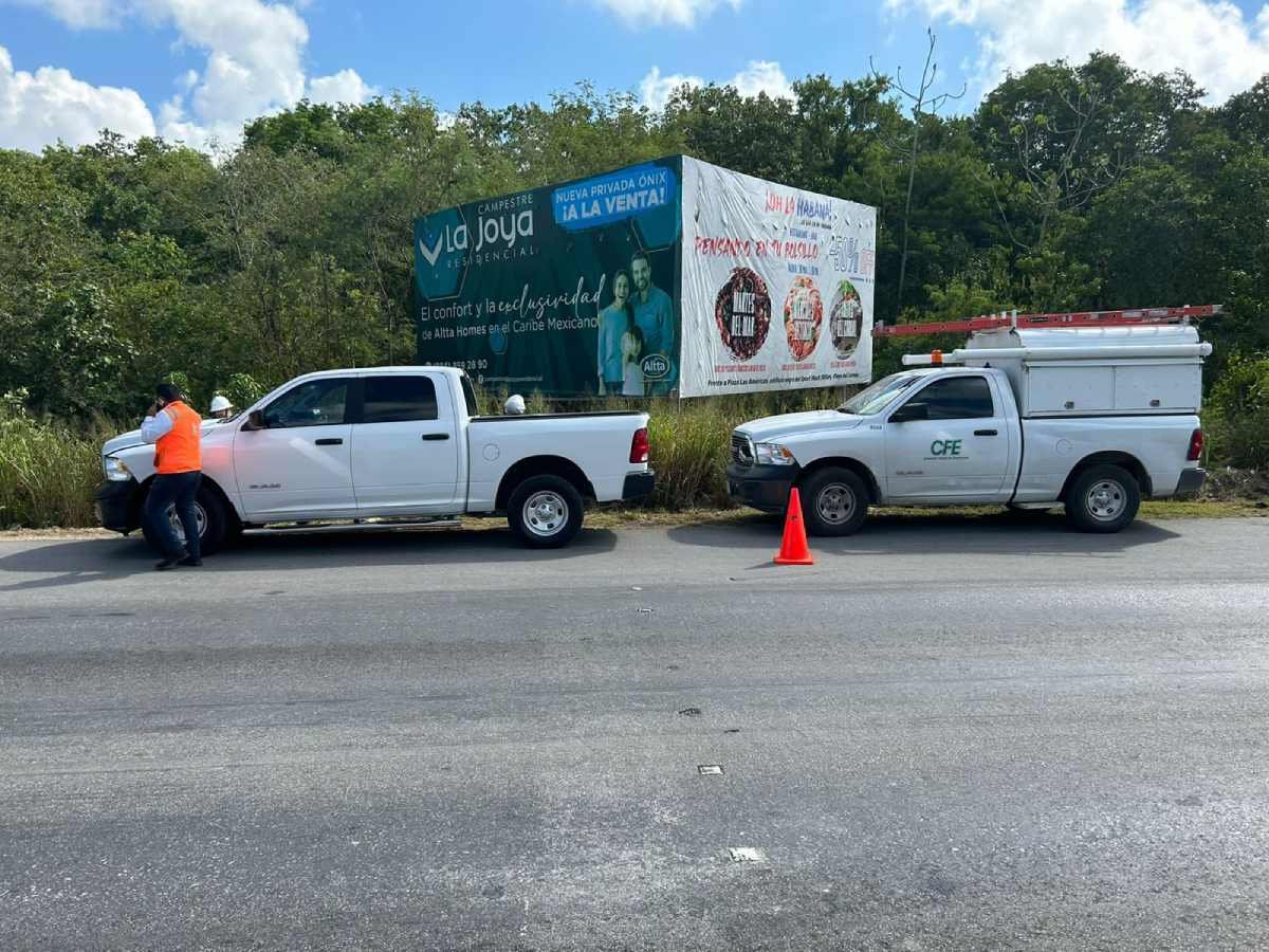 Persiste Interrupción Eléctrica de 14 Horas en Norponiente de Playa del Carmen