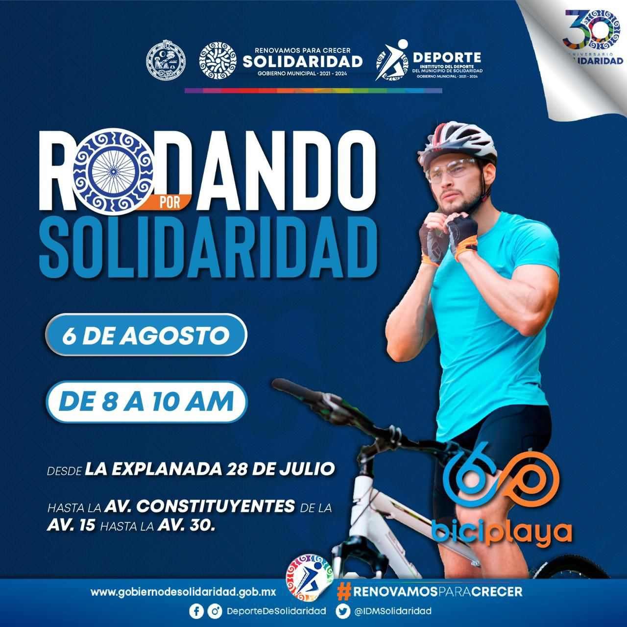 Rodando por Solidaridad: Una Invitación a la Sana Convivencia y Actividad Física