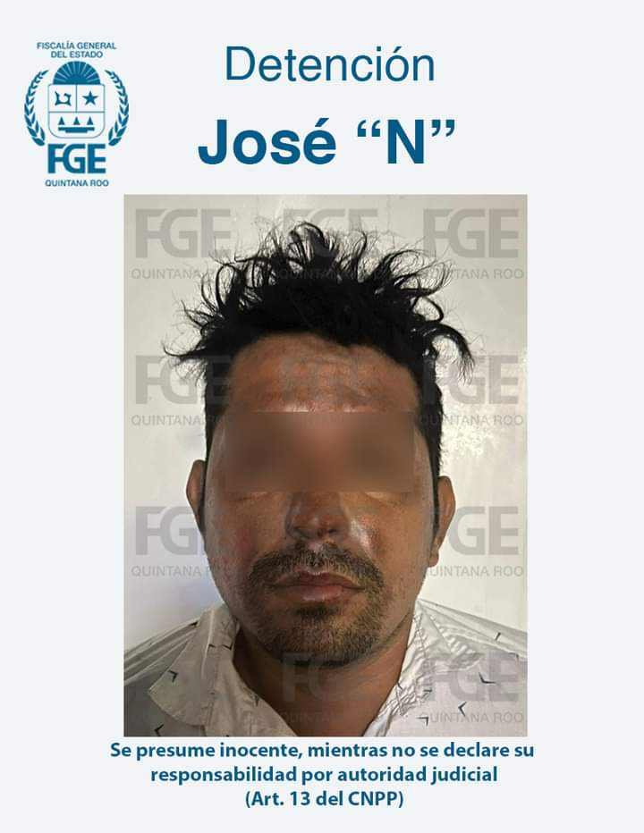 Captura en Bacalar al presunto feminicida que habría quemado viva a su pareja en Playa del Carmen