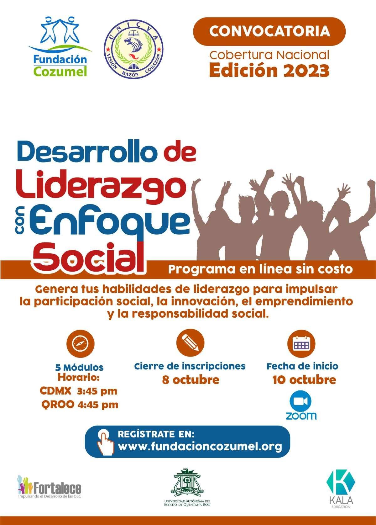Fundación Cozumel Invita a Jóvenes de Todo México a Desarrollar Liderazgo Social