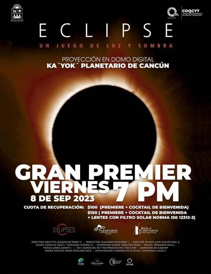 Gran Estreno en el Ka’Yok’ Planetario de Cancún: "Eclipse: un Juego de Luces y Sombras"
