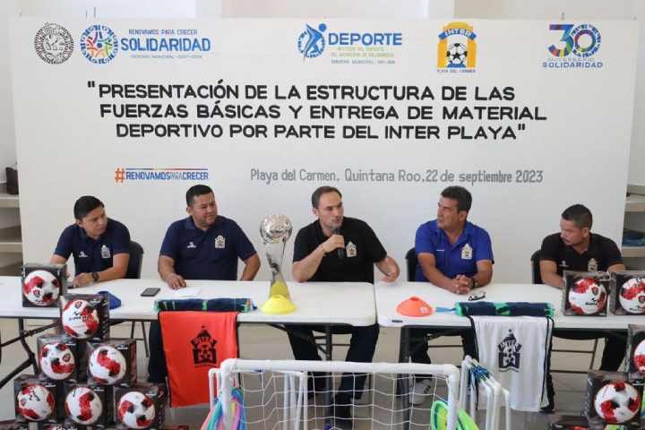 Inter Playa del Carmen Eleva su Cantera y Dona Equipo Deportivo