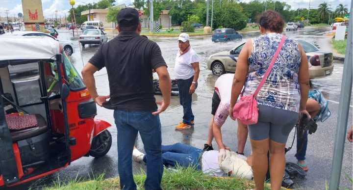 Motociclista Gravemente Herido en Violento Choque con Vehículo