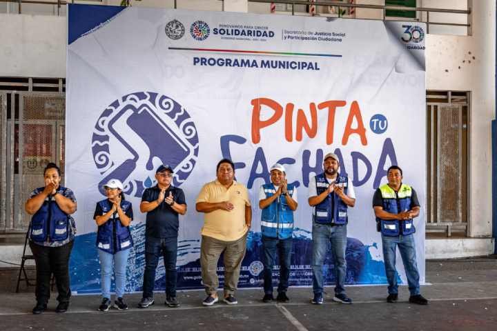 Solidaridad se Viste de Colores: Arranca Segunda Fase del Programa 'Pinta tu fachada'