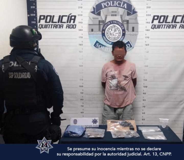 Tres Detenidos por Narcóticos y Porte Ilegal de Arma en Solidaridad