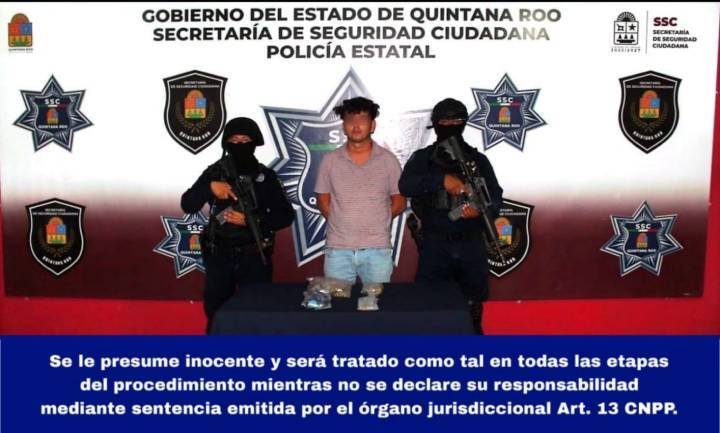 Arresto de Narcotraficante en la Zona 203 de Cancún