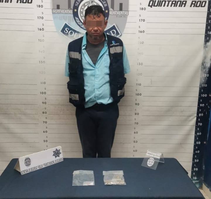 Atrapan a Ciudadano Sonorense con Drogas en Playa del Carmen