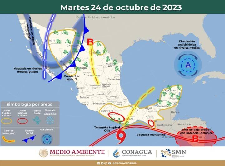 Clima en Quintana Roo: Martes de precipitaciones intensas