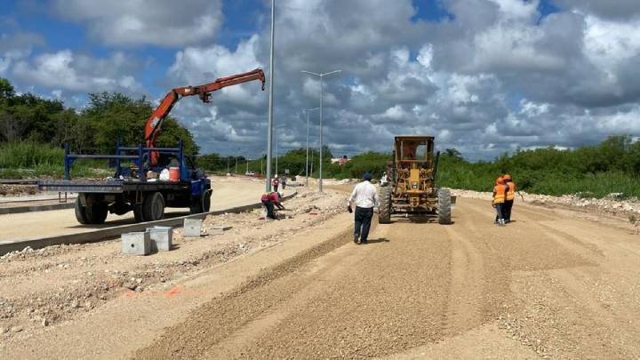Avance destacado en la extensión de la Avenida Maxuxac de Chetumal