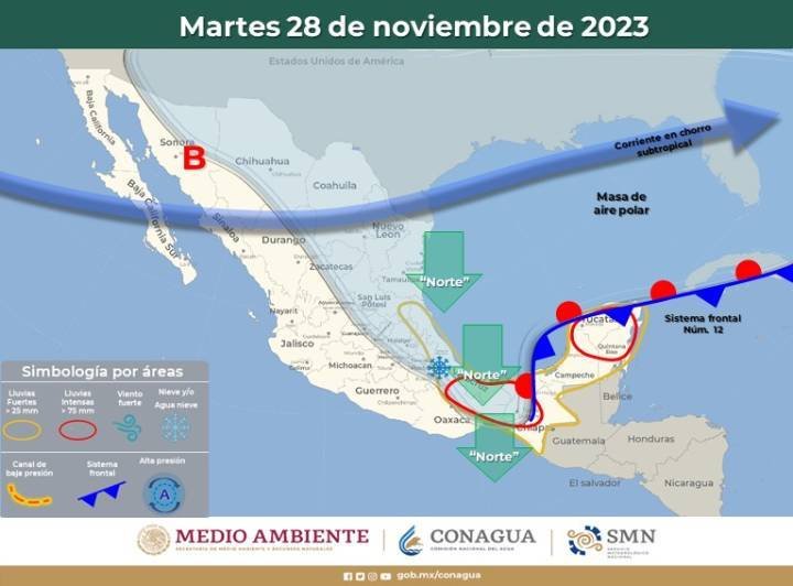 Clima en Quintana Roo: Impactantes condiciones atmosféricas en la región
