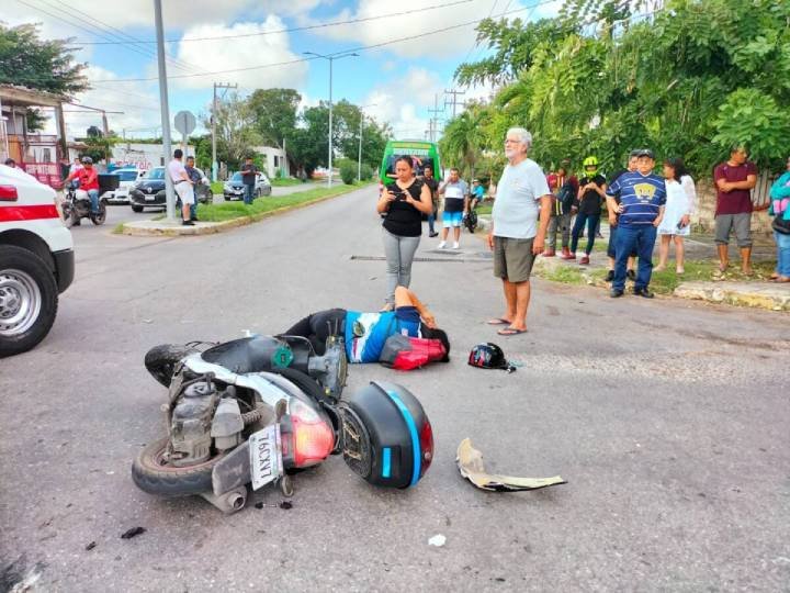 Colisión en Chetumal deja a Mujer Hospitalizada