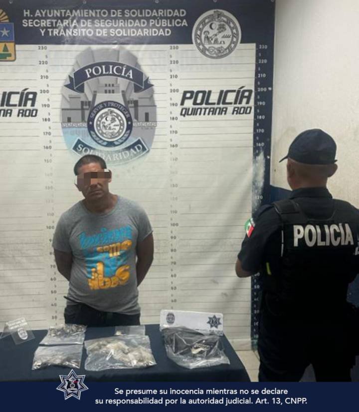 Desarticulan Red de Distribución de Drogas en Playa del Carmen tras Captura de Sospechoso