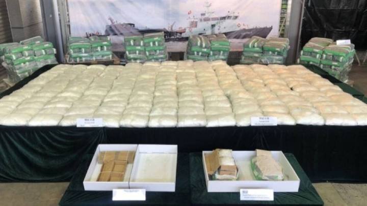 Hong Kong Descubre Tonelada de Metanfetamina en Conchas de Caracol Provenientes de México
