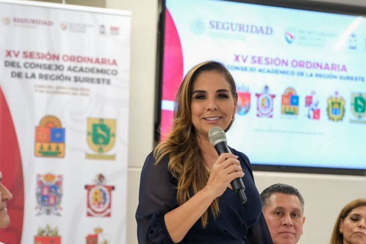 Mara Lezama impulsa estrategias en reunión del Consejo Académico para la Seguridad en Quintana Roo