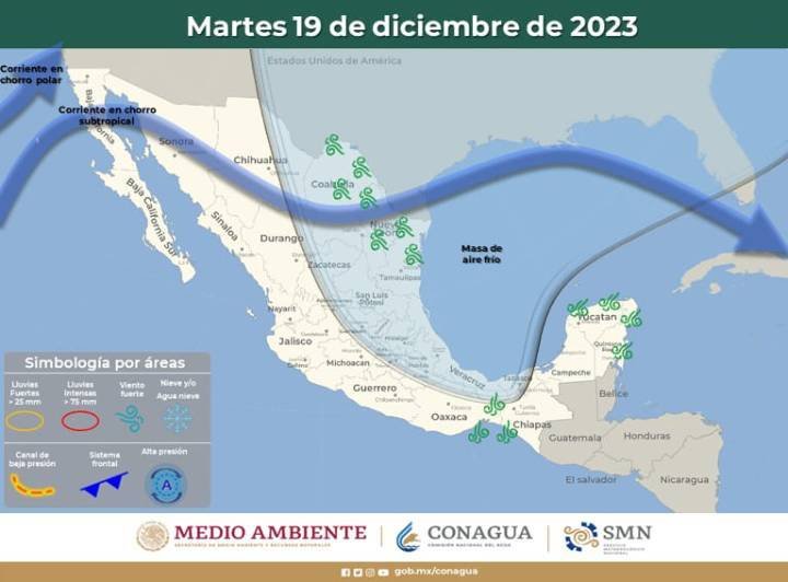 Clima en Quintana Roo: Escasez de Precipitaciones Pronosticadas