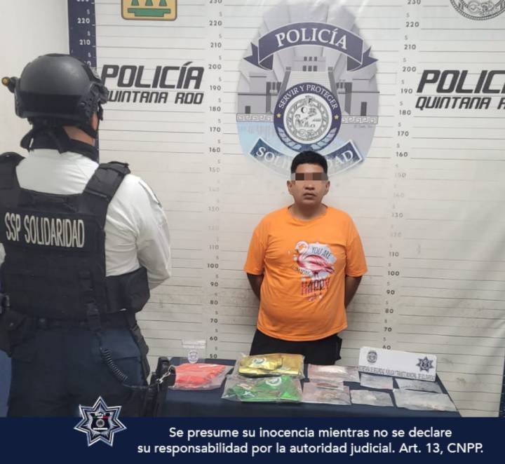 Desarticulada red de tráfico de drogas en operativo policial en Playa del Carmen