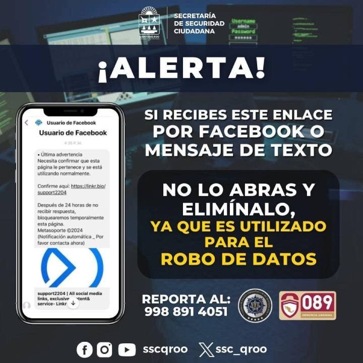 Alertan por robo de datos en fakenews de Facebook