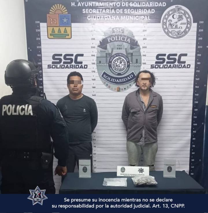 Aprehendidos con Sustancia Sospechosa en Playa del Carmen