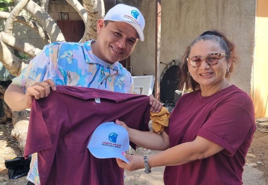 Arranca campaña de Jacinto 'Chinto' Aguilar con el Sindicato de Taxistas en Playa del Carmen