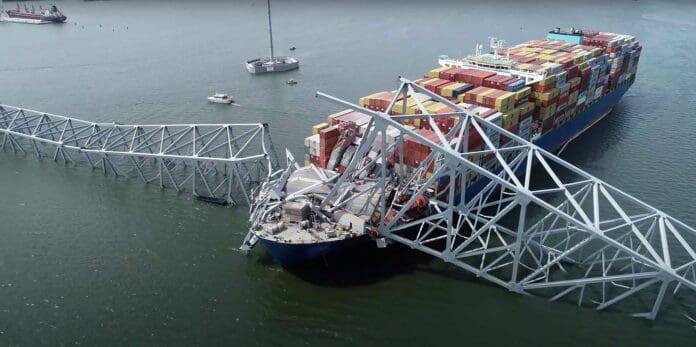 DESCUBREN CADÁVERES DE TRABAJADORES TRAS DERRUMBE DE PUENTE EN BALTIMORE