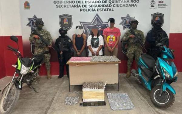 Desarticulan Red de Narcotráfico en Carrillo Puerto: Detenidos y Decomisados Drogas y Vehículos