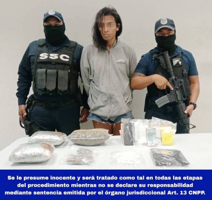 Desmantelado un Punto de Distribución de Drogas en Tulum tras la Detención de un Individuo