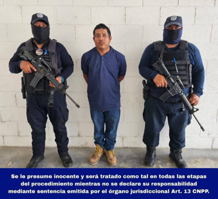 Jefe del Cártel de Jalisco capturado por robo en Cozumel