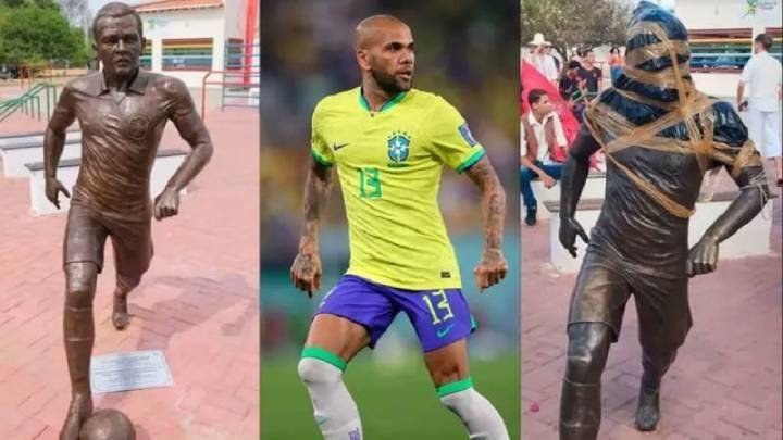 Polémica en Brasil por Vandalismo contra Estatua de Famoso Futbolista