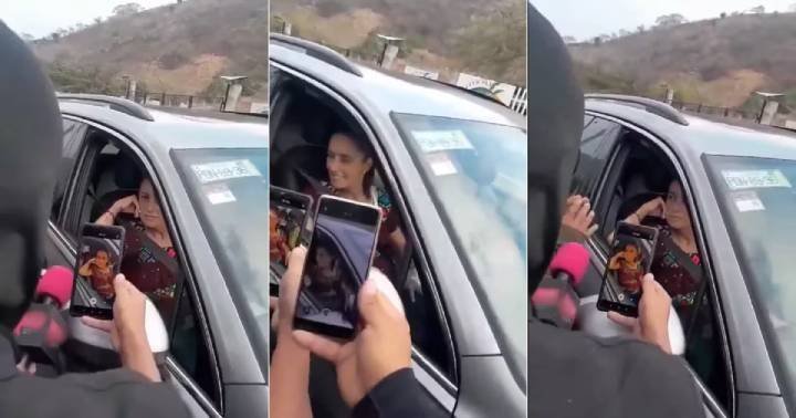 Enmascarados interceptan a Claudia Sheimbaum para pedir por la seguridad de comunidad chiapaneca