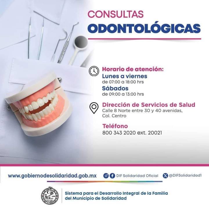 Brindan CAPS consultas odontológicas - Noticias de Quintana Roo