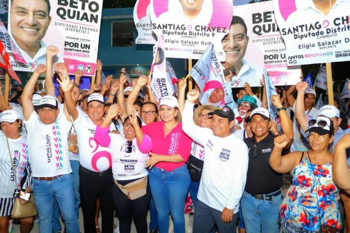 Candidatos de Fuerza y Corazón por Quintana Roo, una fortaleza para la renovación